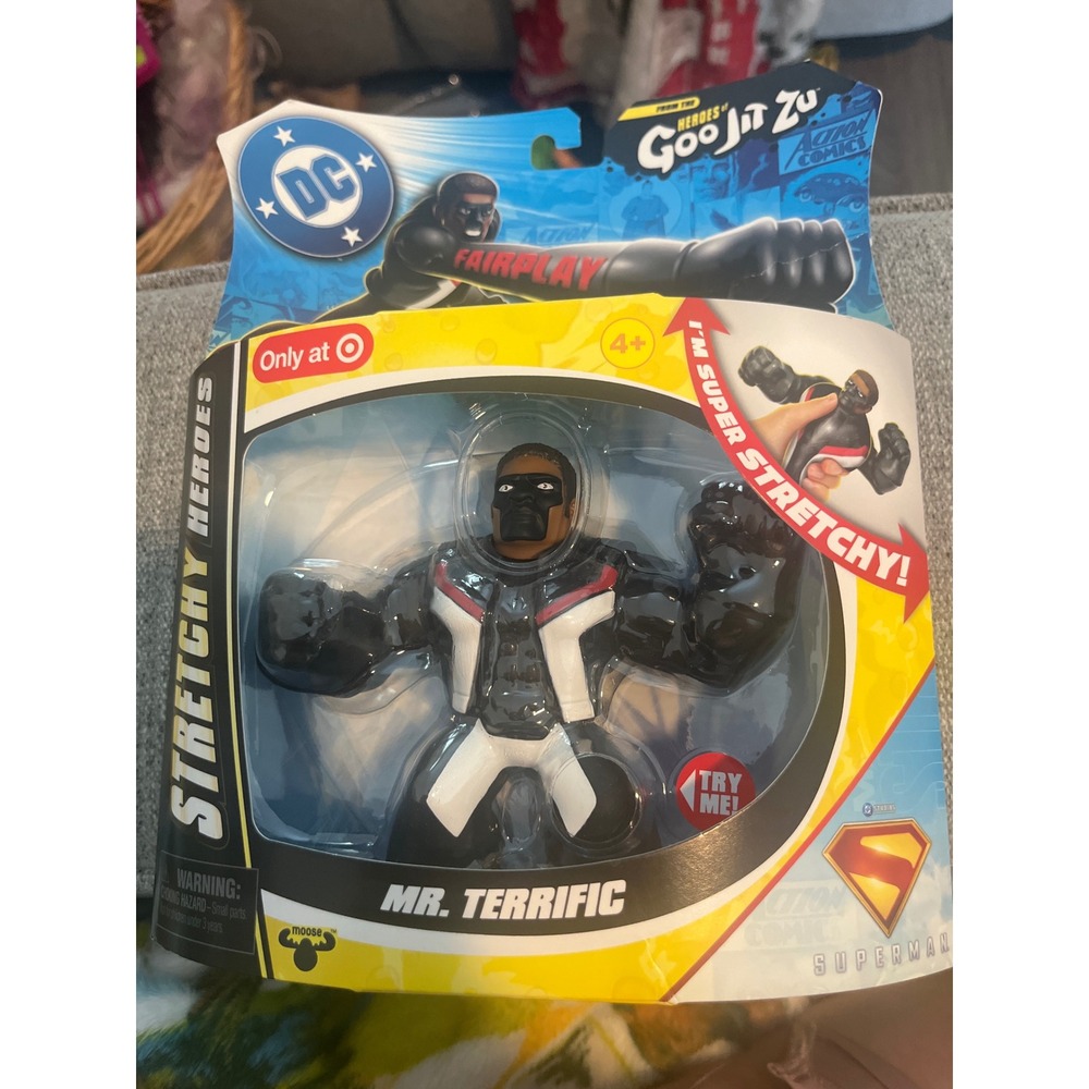 Heroes of Goo Jit Zu DC Stretchy Heroes Mr. Terrific Target Exclusive Action Toy